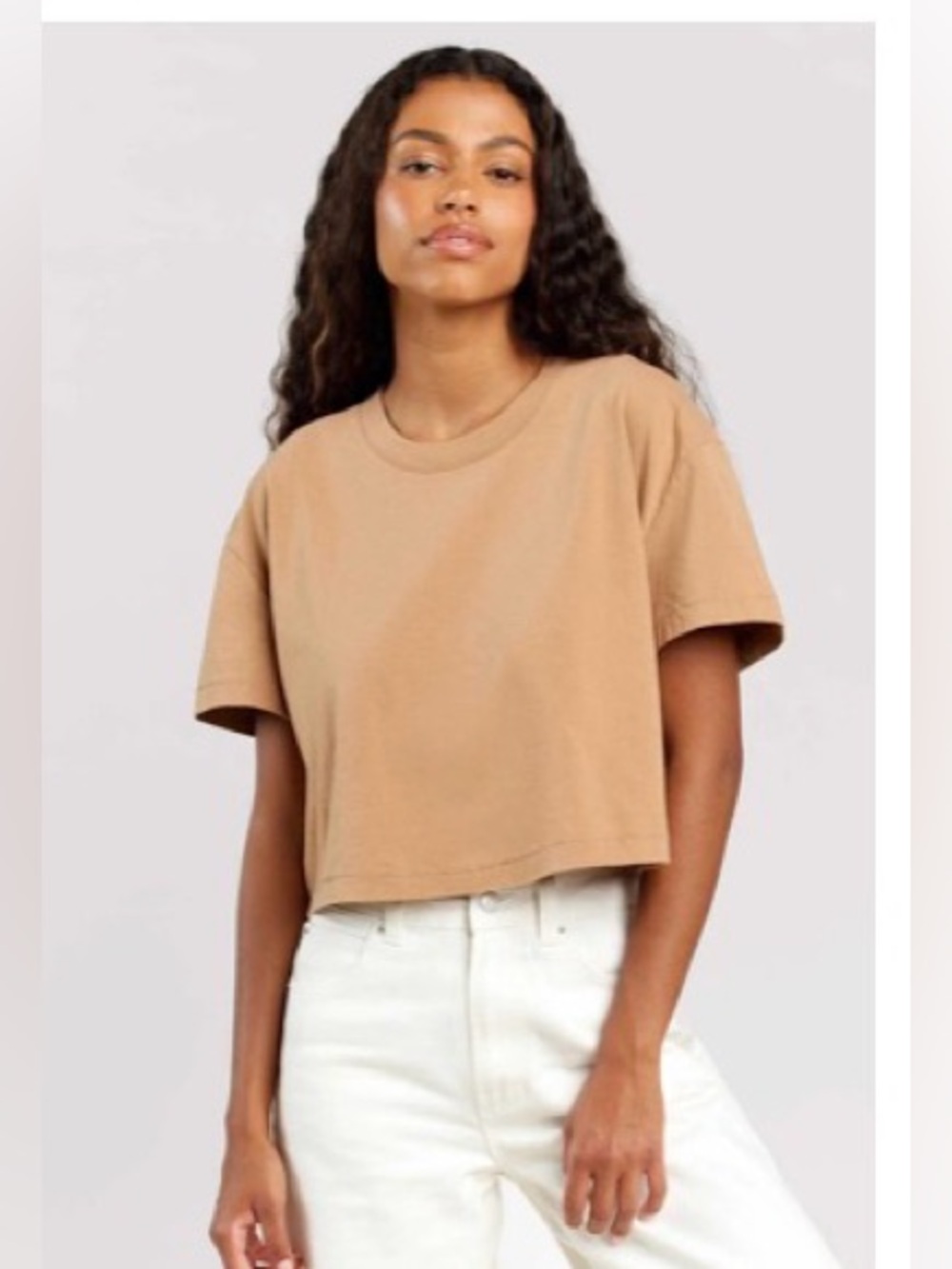 Nuuds Vintage Cotton Cropped Tee - Size M - NEW IN BAG